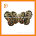 gold butterfly metal belt buckles for decoration